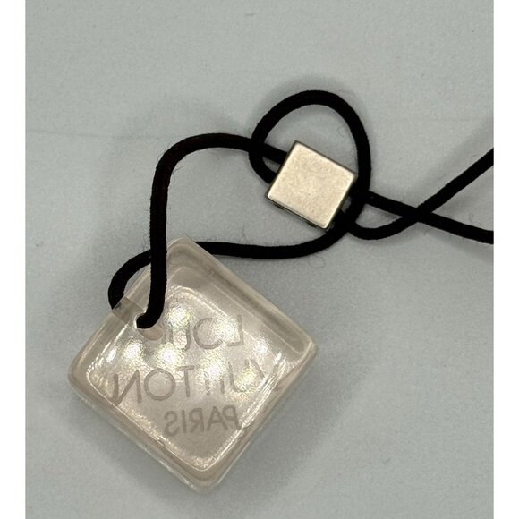 Louis Vuitton Paris Clear‎ Cube Hair Tie COA & Dust Bag - Picture 5 of 8